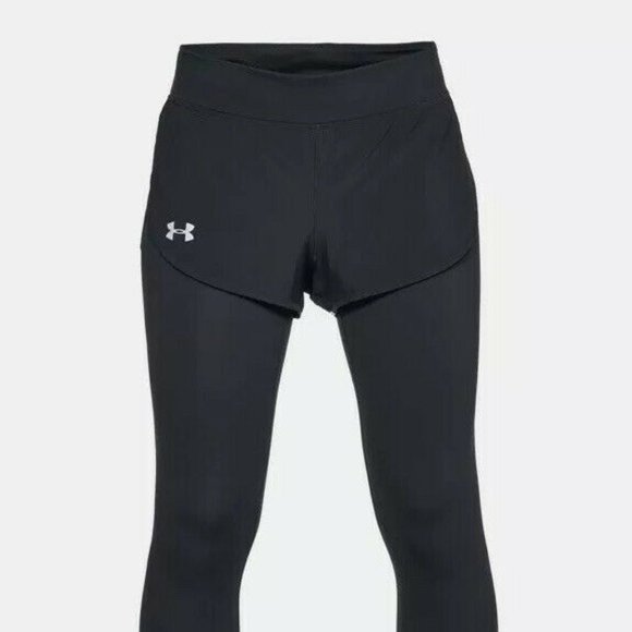Under Armour Speedpocket 2-in-1 Runner Crop Shorts - Picture 6 of 8